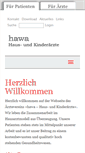 Mobile Screenshot of hawa-aerzte.ch